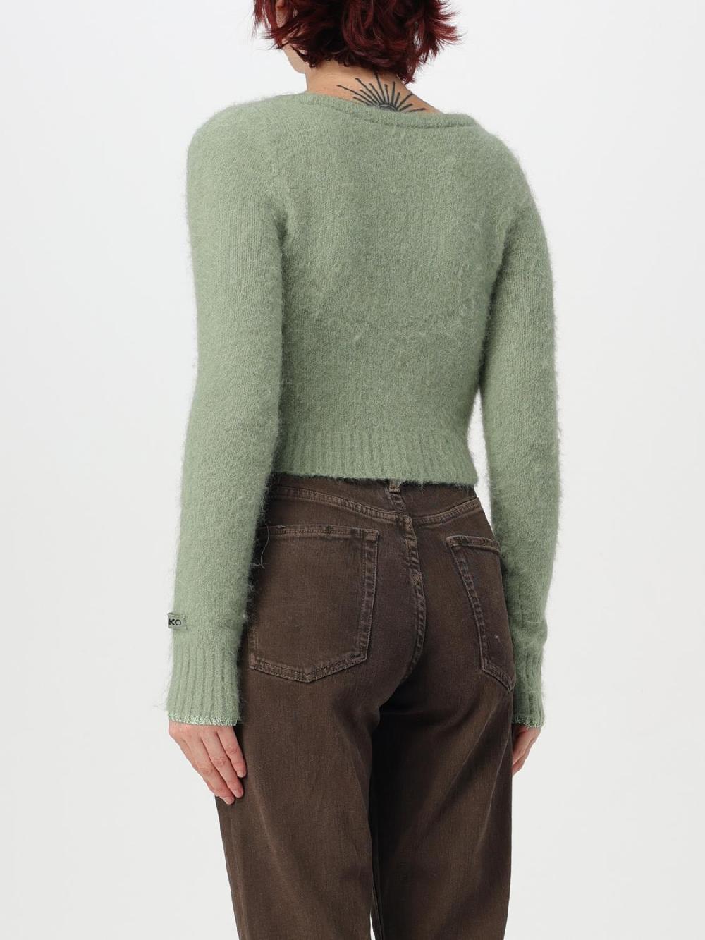 Giglio Cardigan Cropped Pinko In Misto Lana