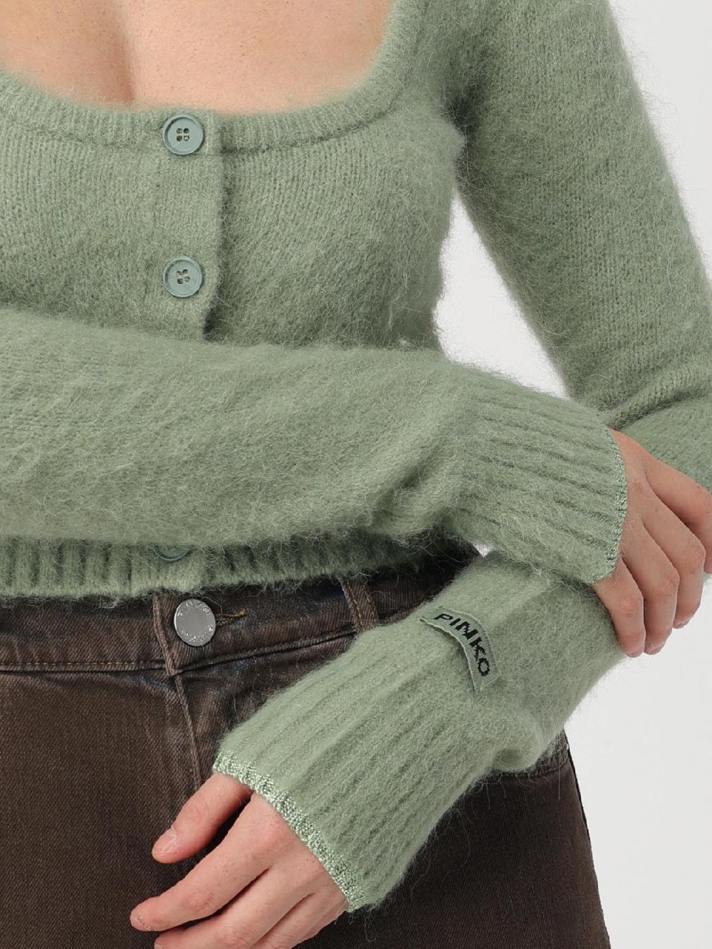 Giglio Cardigan Cropped Pinko In Misto Lana