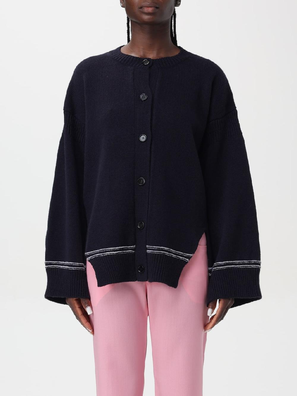 Giglio Cardigan di lana con logo posteriore Marni