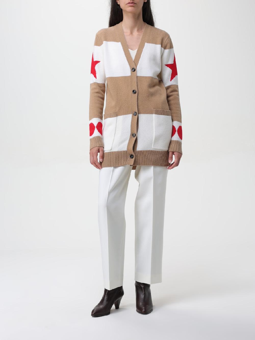 Giglio Cardigan Di Lana Con Stelle Max Mara