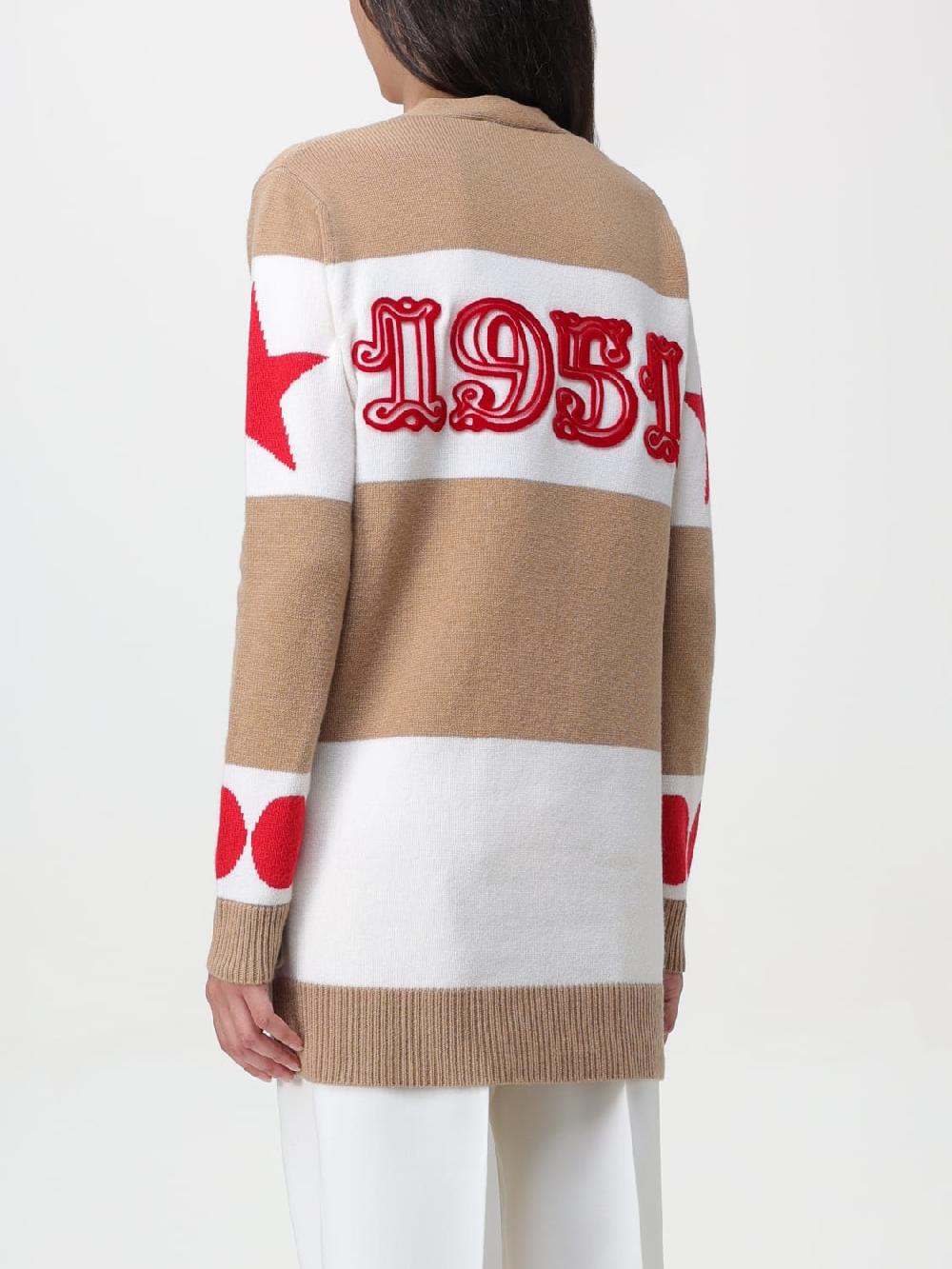 Giglio Cardigan Di Lana Con Stelle Max Mara