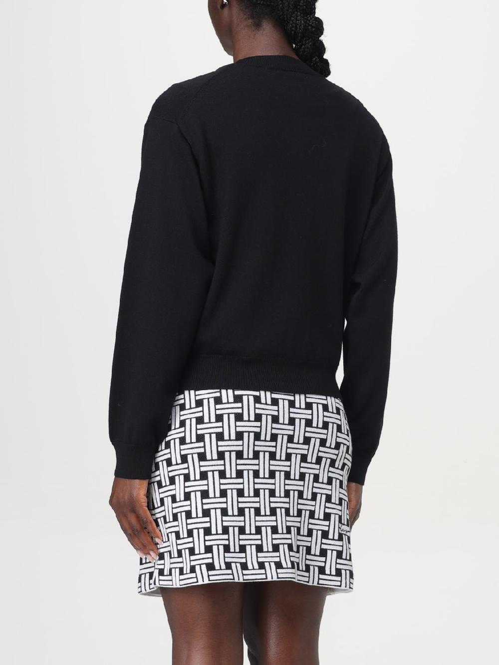 Giglio Cardigan Di Lana Kenzo Con Logo Fiore
