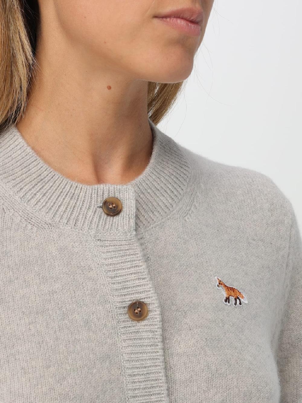 Giglio Cardigan Di Lana Maison Kitsuné