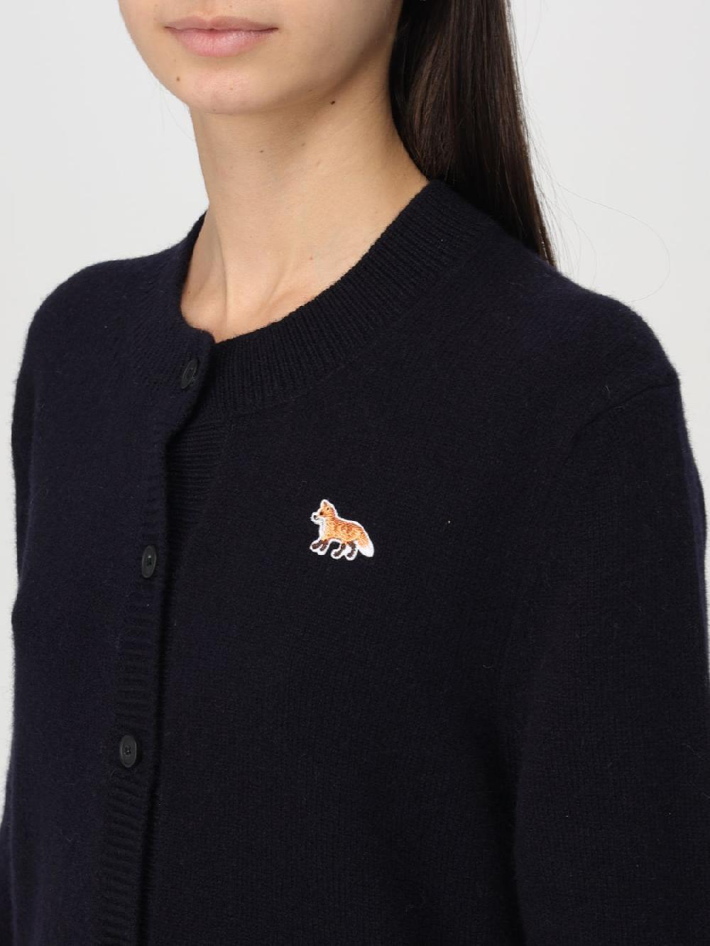 Giglio Cardigan Di Lana Maison Kitsuné
