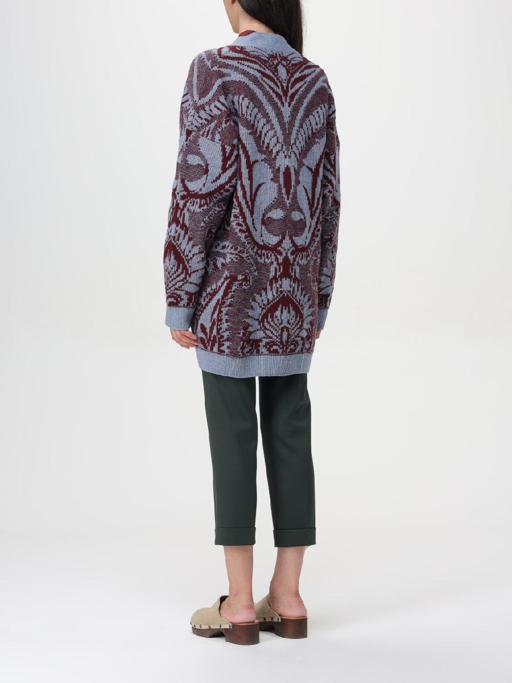 Giglio Cardigan Di Lana Paisley Etro