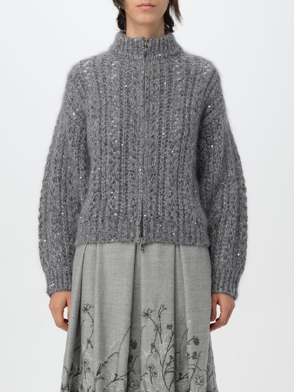 Giglio Cardigan Eleventy in misto cotone e lana