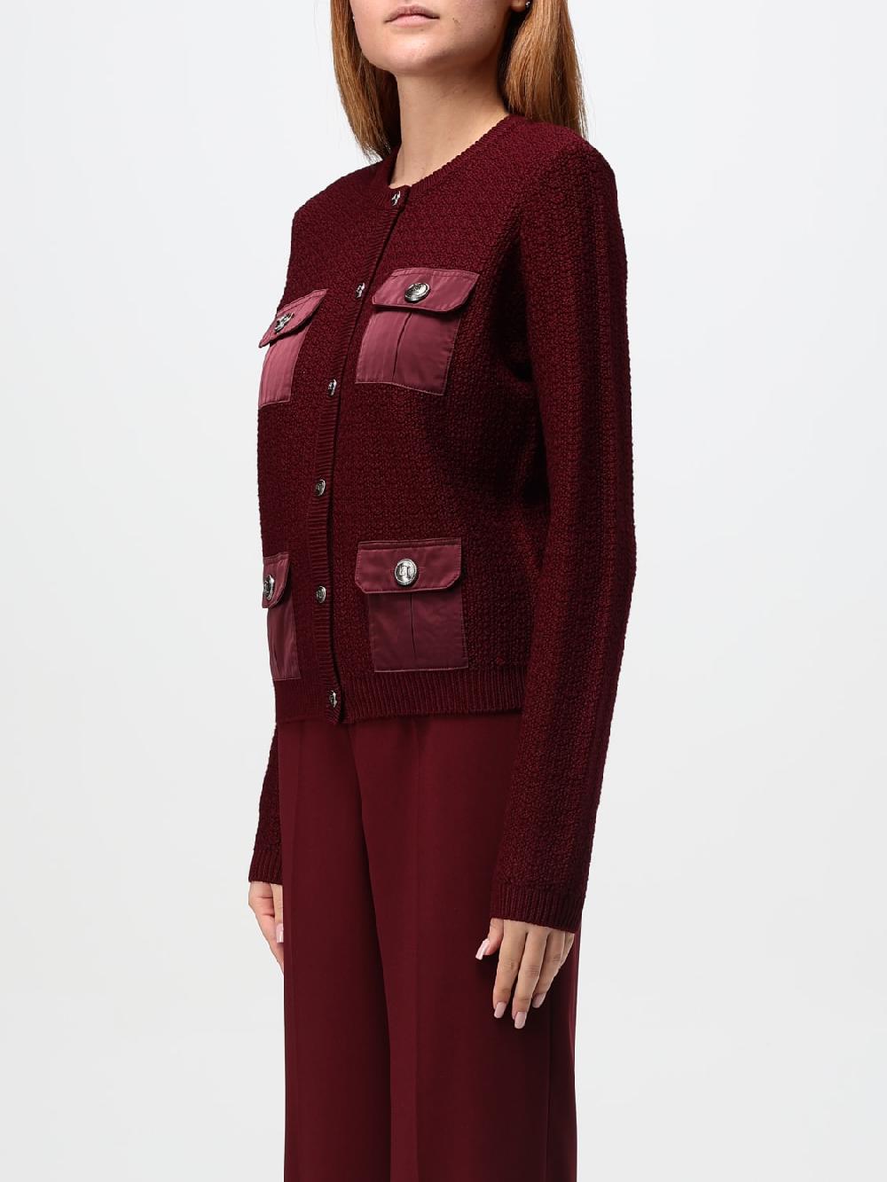 Giglio Cardigan Elisabetta Franchi In Misto Lana