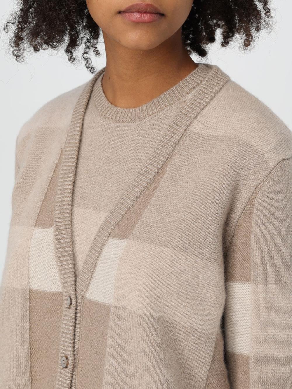 Giglio Cardigan Emporio Armani In Lana A Quadri