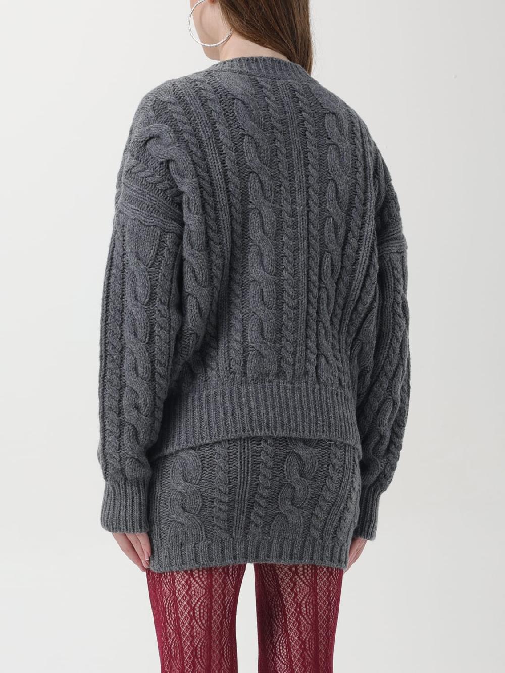 Giglio Cardigan In Cashmere A Trecce Blumarine