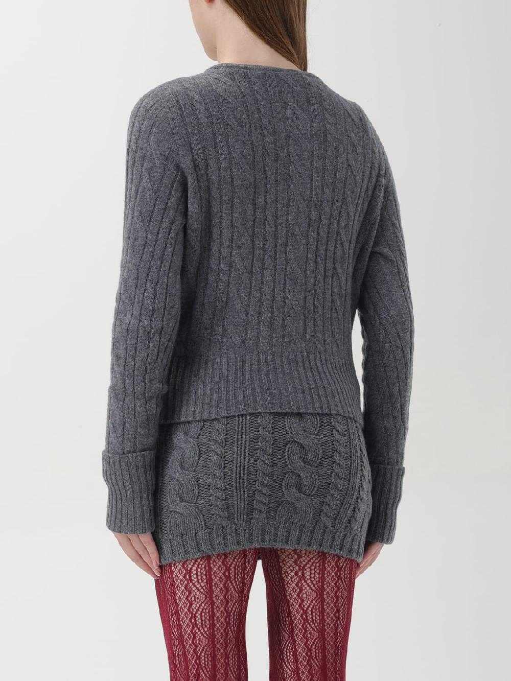 Giglio Cardigan In Cashmere A Trecce Blumarine