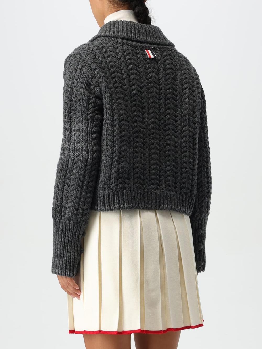Giglio Cardigan In Lana Tricot Thom Browne