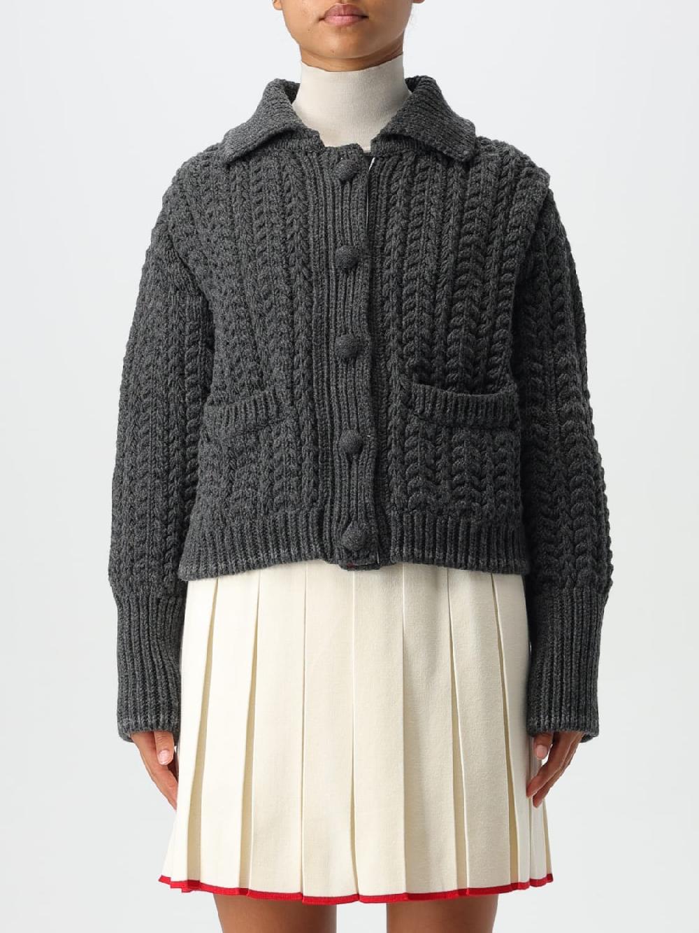 Giglio Cardigan in lana tricot Thom Browne