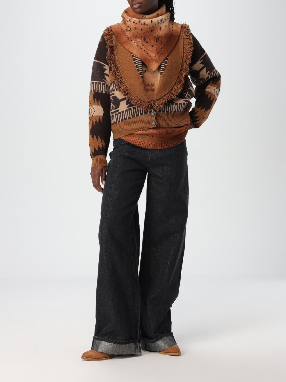 Giglio Cardigan In Lana Vergine E Cashmere Alanui