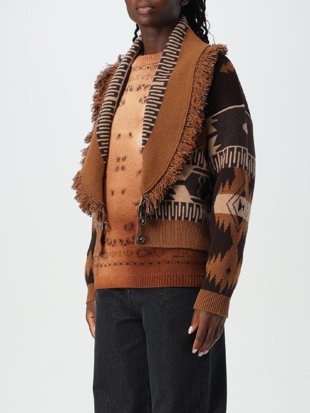 Giglio Cardigan In Lana Vergine E Cashmere Alanui