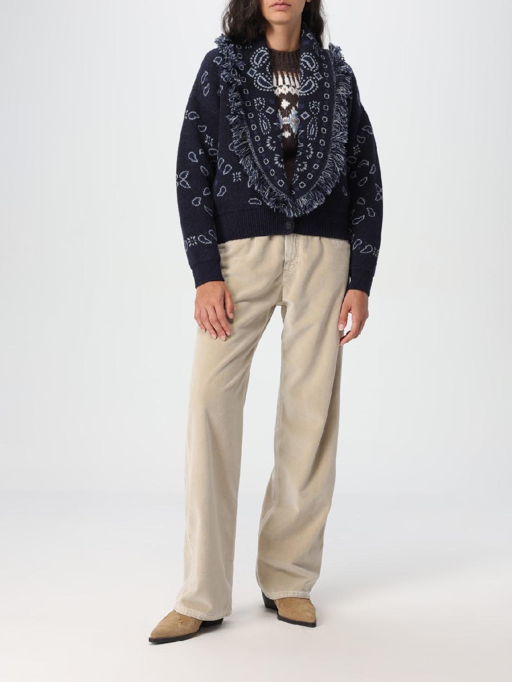 Giglio Cardigan In Lana Vergine E Cashmere Alanui