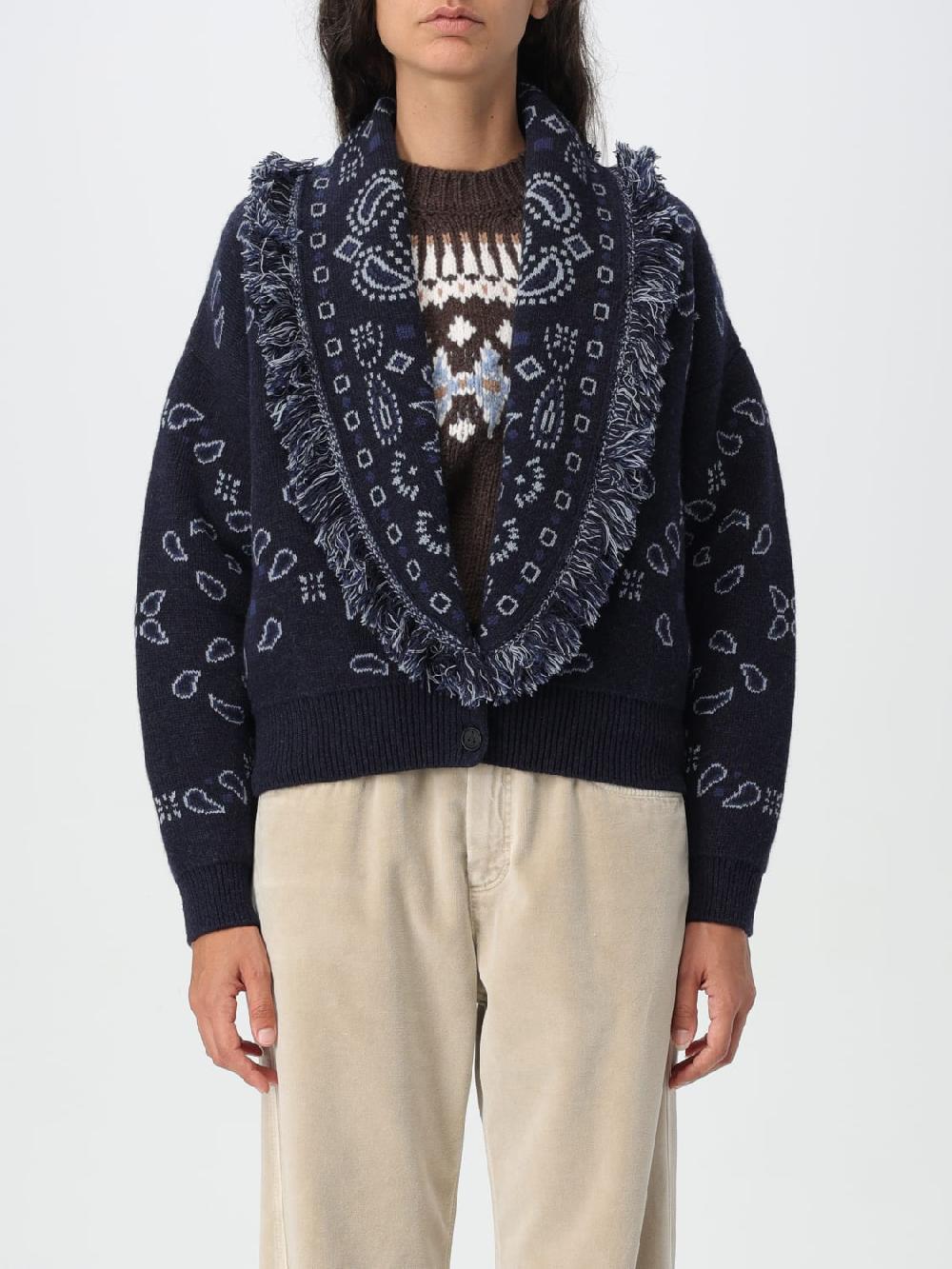 Giglio Cardigan in lana vergine e cashmere Alanui