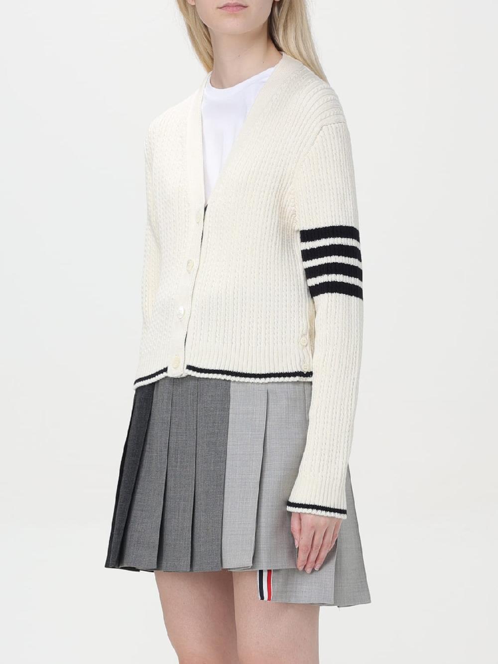Giglio Cardigan In Lana Vergine Thom Browne
