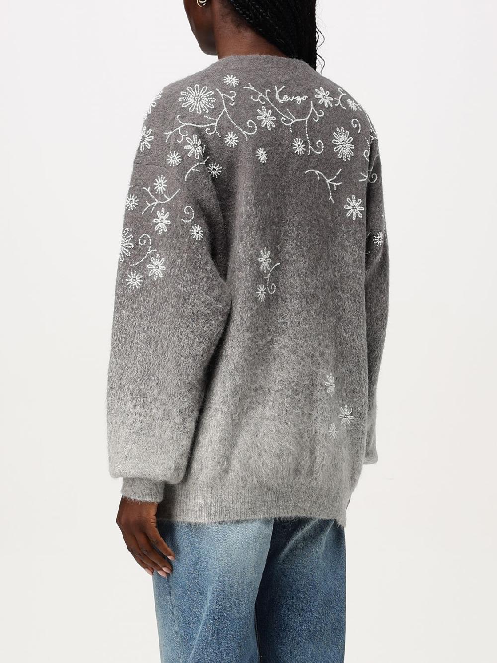 Giglio Cardigan Kenzo In Misto Lana D'Alpaca