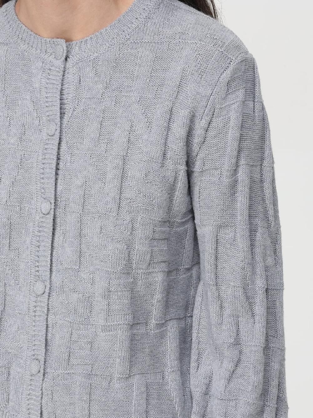 Giglio Cardigan Logato Twinset In Misto Cashmere