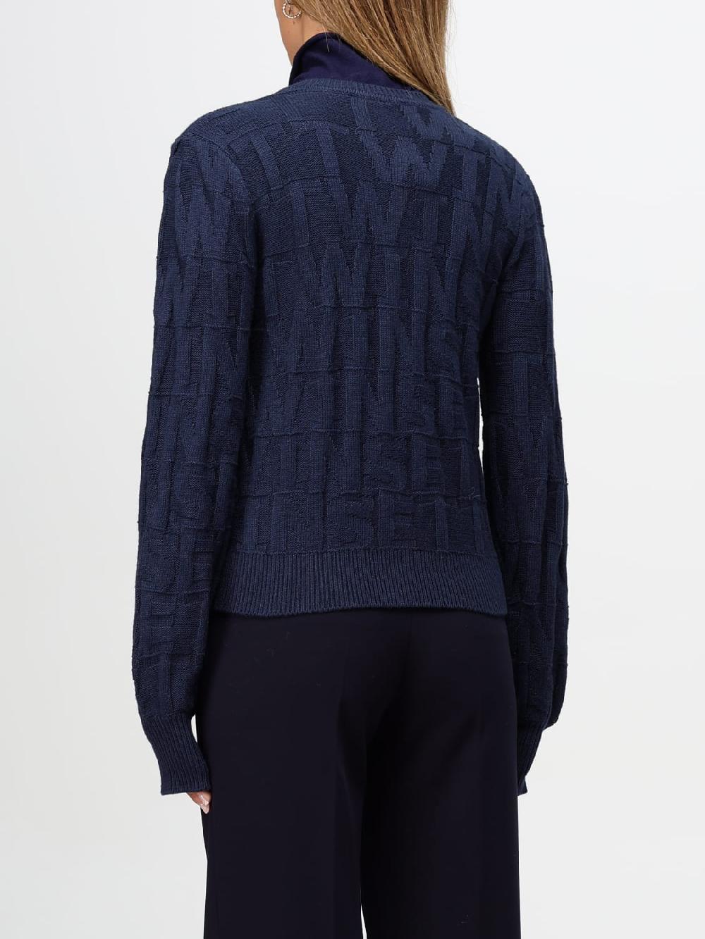 Giglio Cardigan Logato Twinset In Misto Cashmere