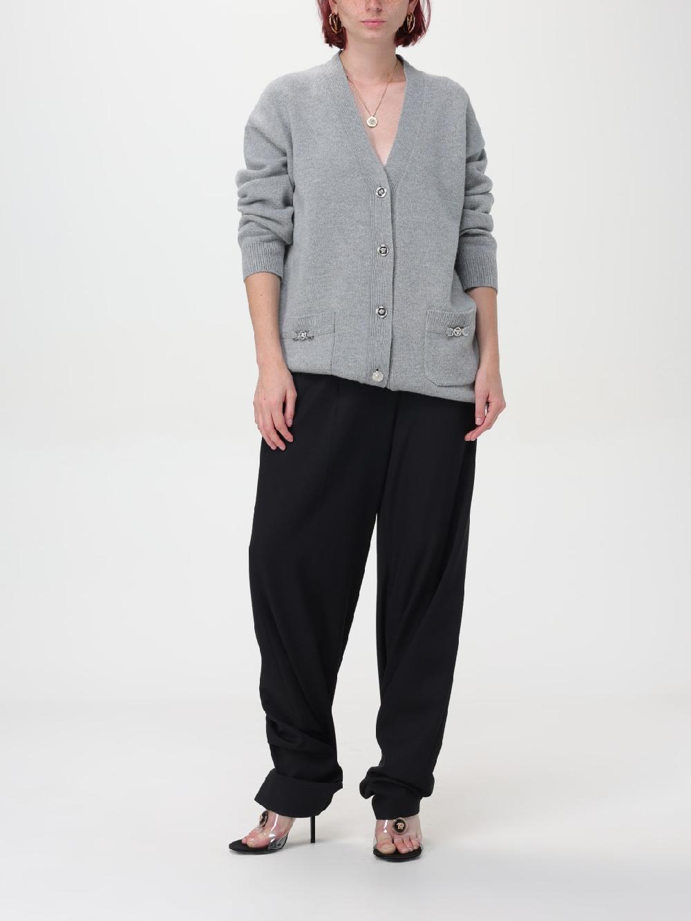 Giglio Cardigan Oversize Medusa Versace