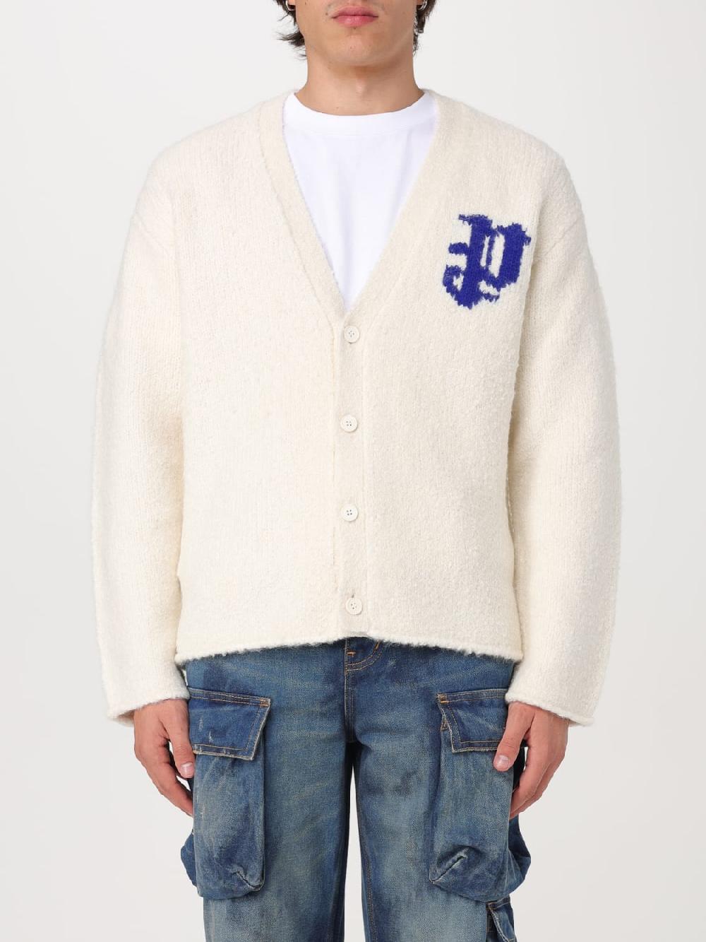 Giglio Cardigan Purple Brand in misto lana