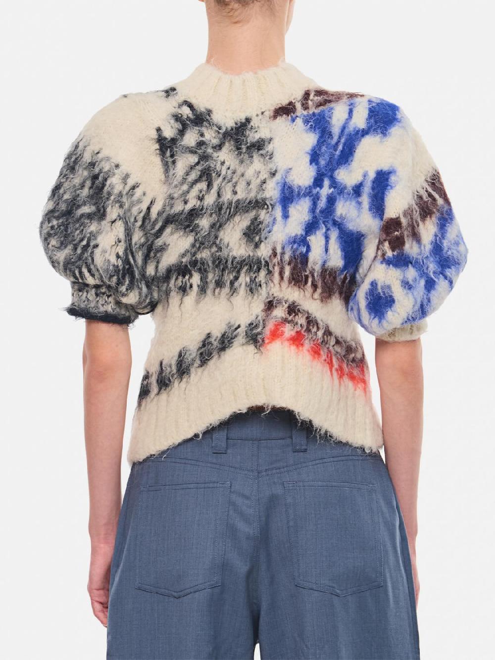 Giglio Cardigan Sacai In Misto Lana