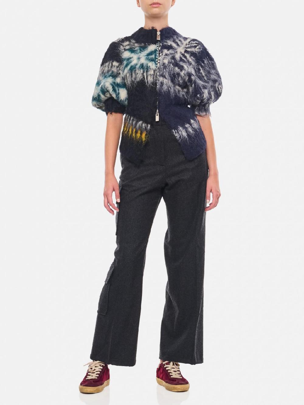 Giglio Cardigan Sacai In Misto Lana