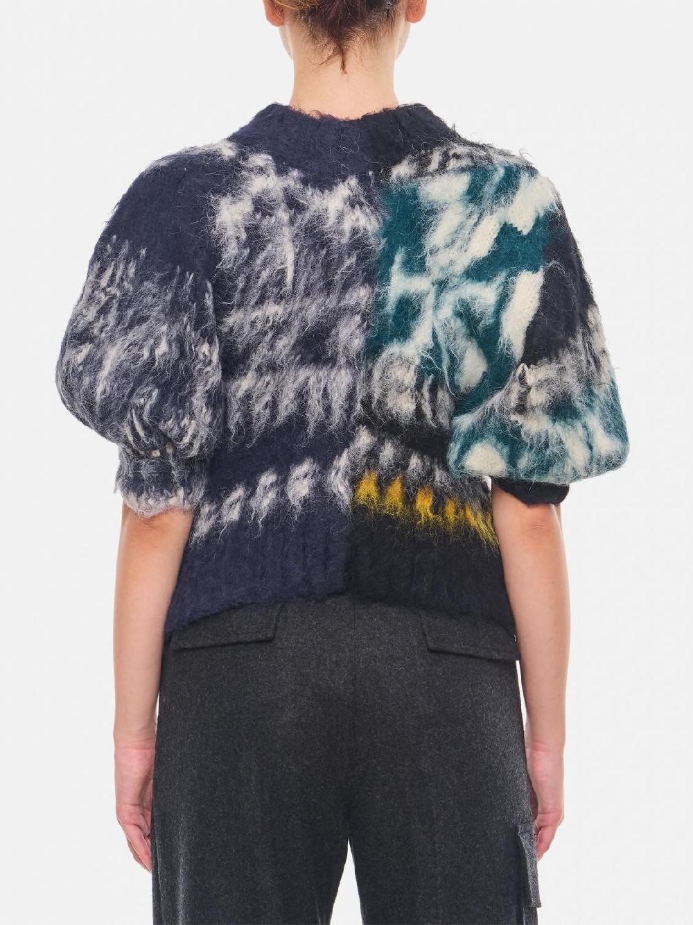 Giglio Cardigan Sacai In Misto Lana
