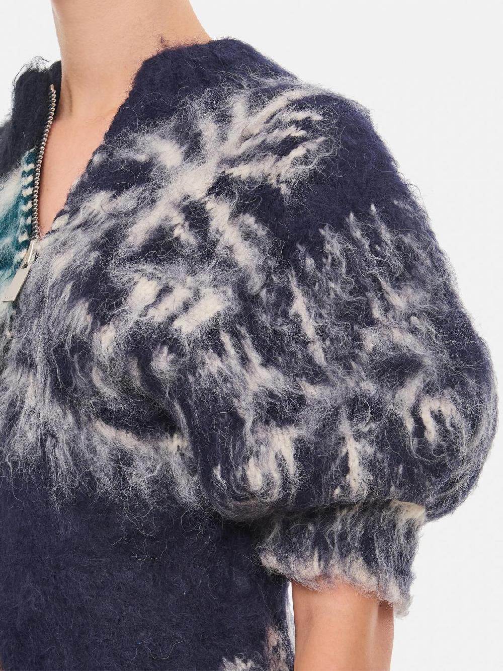 Giglio Cardigan Sacai In Misto Lana