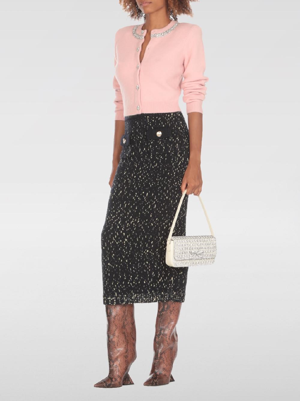 Giglio Cardigan Self-Portrait In Lana Con Strass