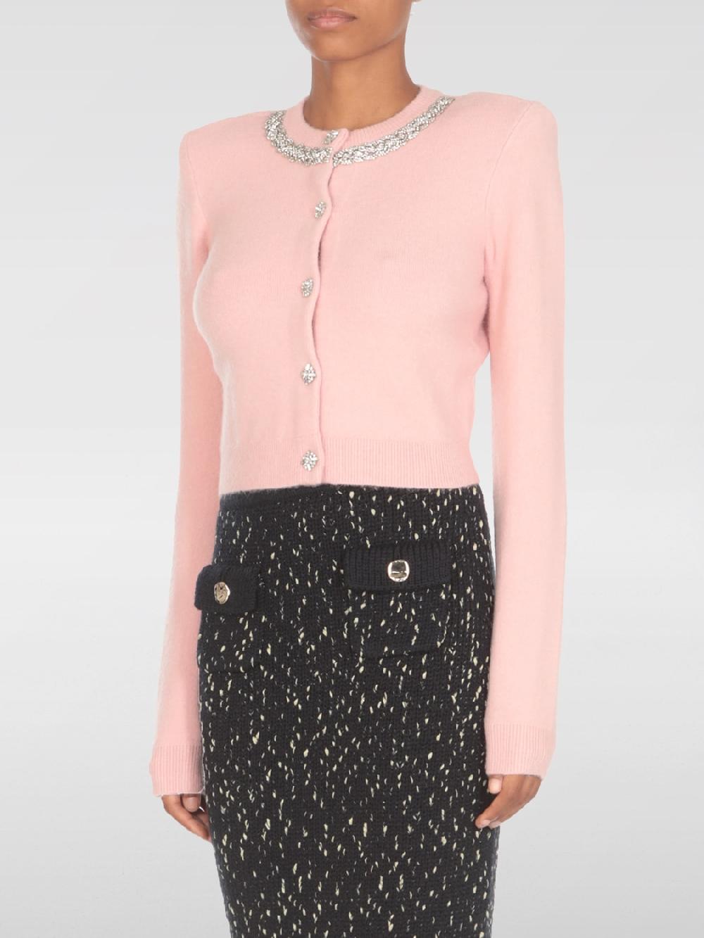 Giglio Cardigan Self-Portrait in lana con strass
