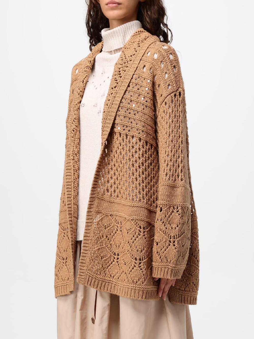 Giglio Cardigan Twinset In Misto Lana E Cotone