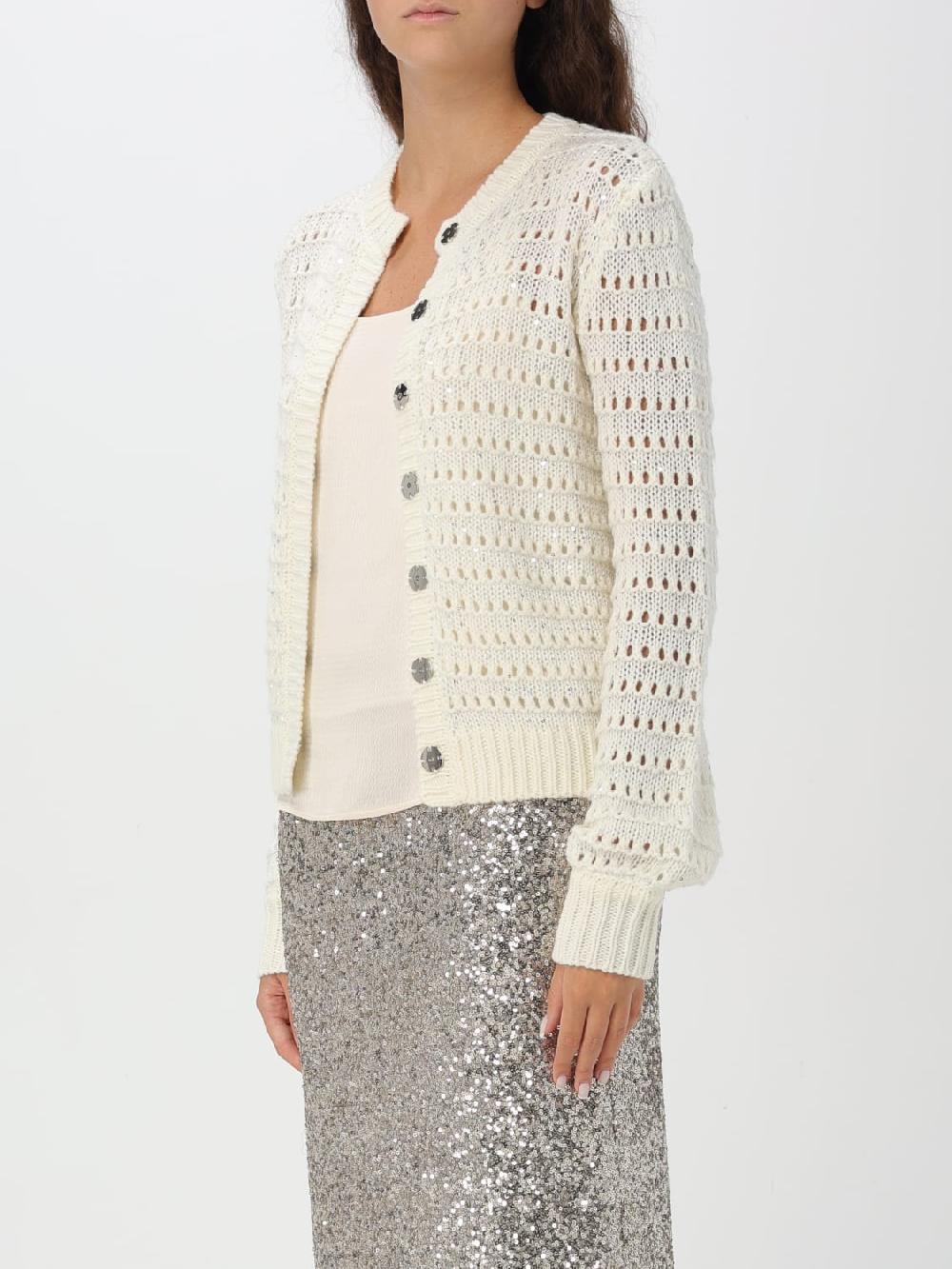 Giglio Cardigan Twinset In Misto Lana
