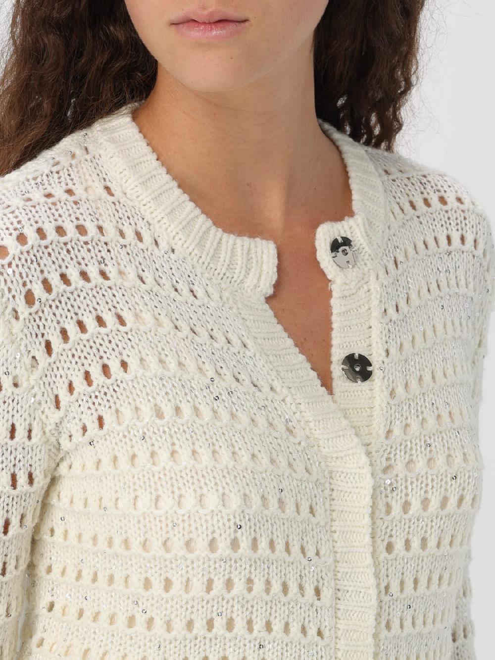 Giglio Cardigan Twinset In Misto Lana