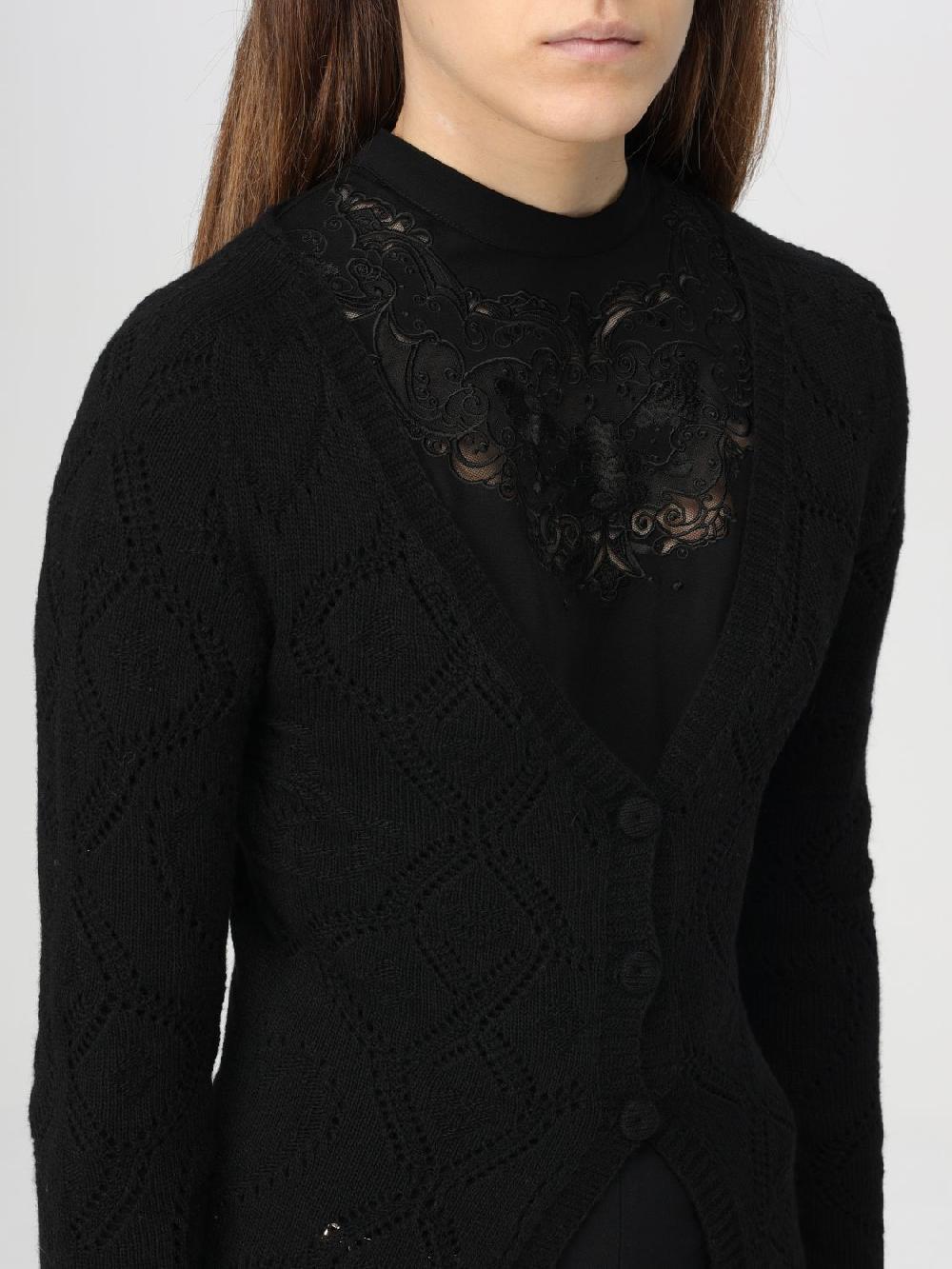 Giglio Cardigan Twinset In Misto Lana