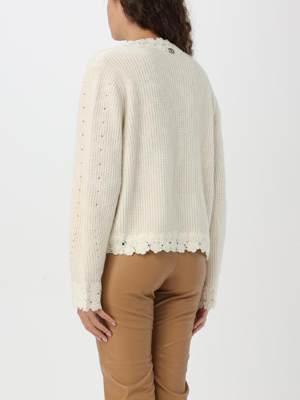 Giglio Cardigan Twinset In Misto Lana