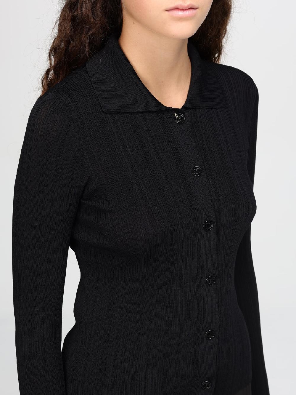Giglio Cardigan Twinset In Misto Viscosa