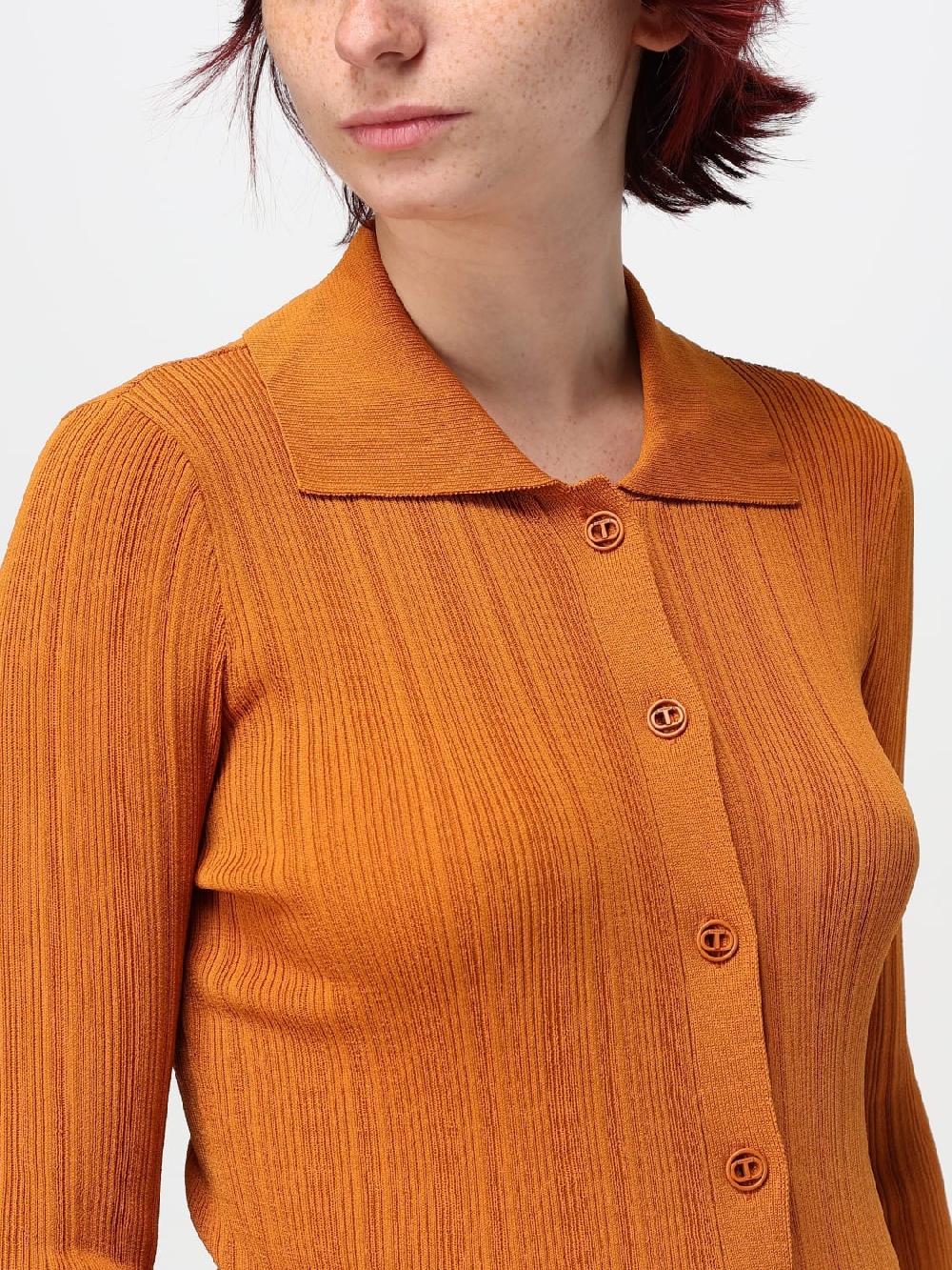 Giglio Cardigan Twinset In Misto Viscosa