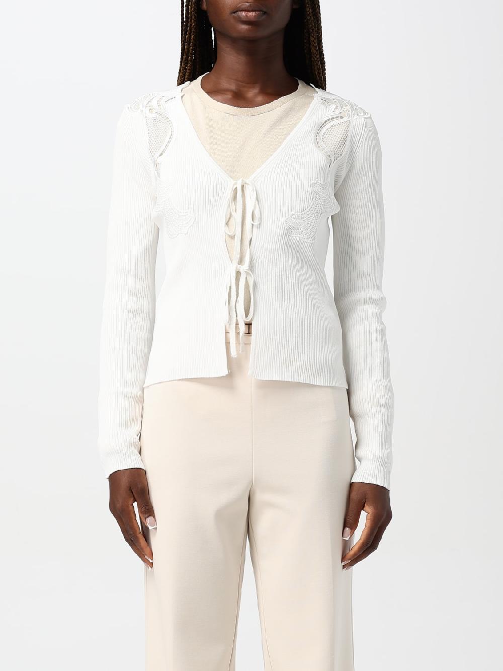 Giglio Cardigan Twinset in viscosa