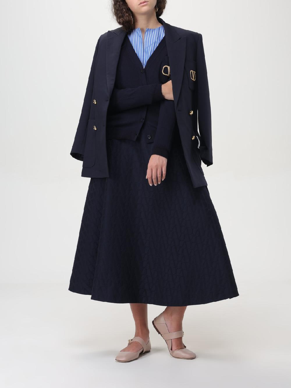 Giglio Cardigan VLogo Valentino In Lana Vergine