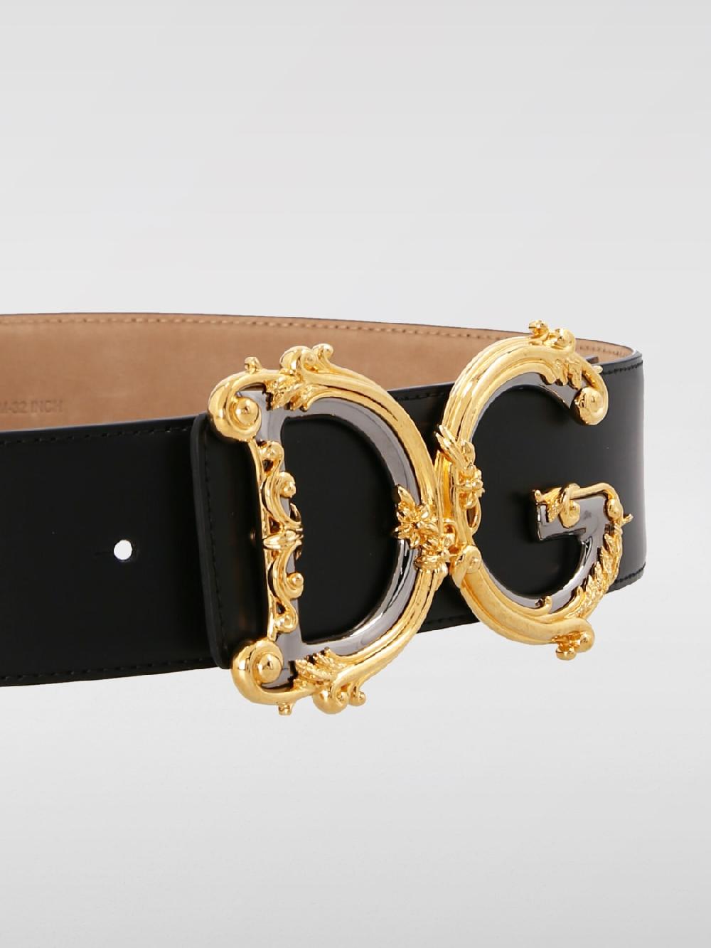 Giglio Cintura DG Dolce & Gabbana In Pelle