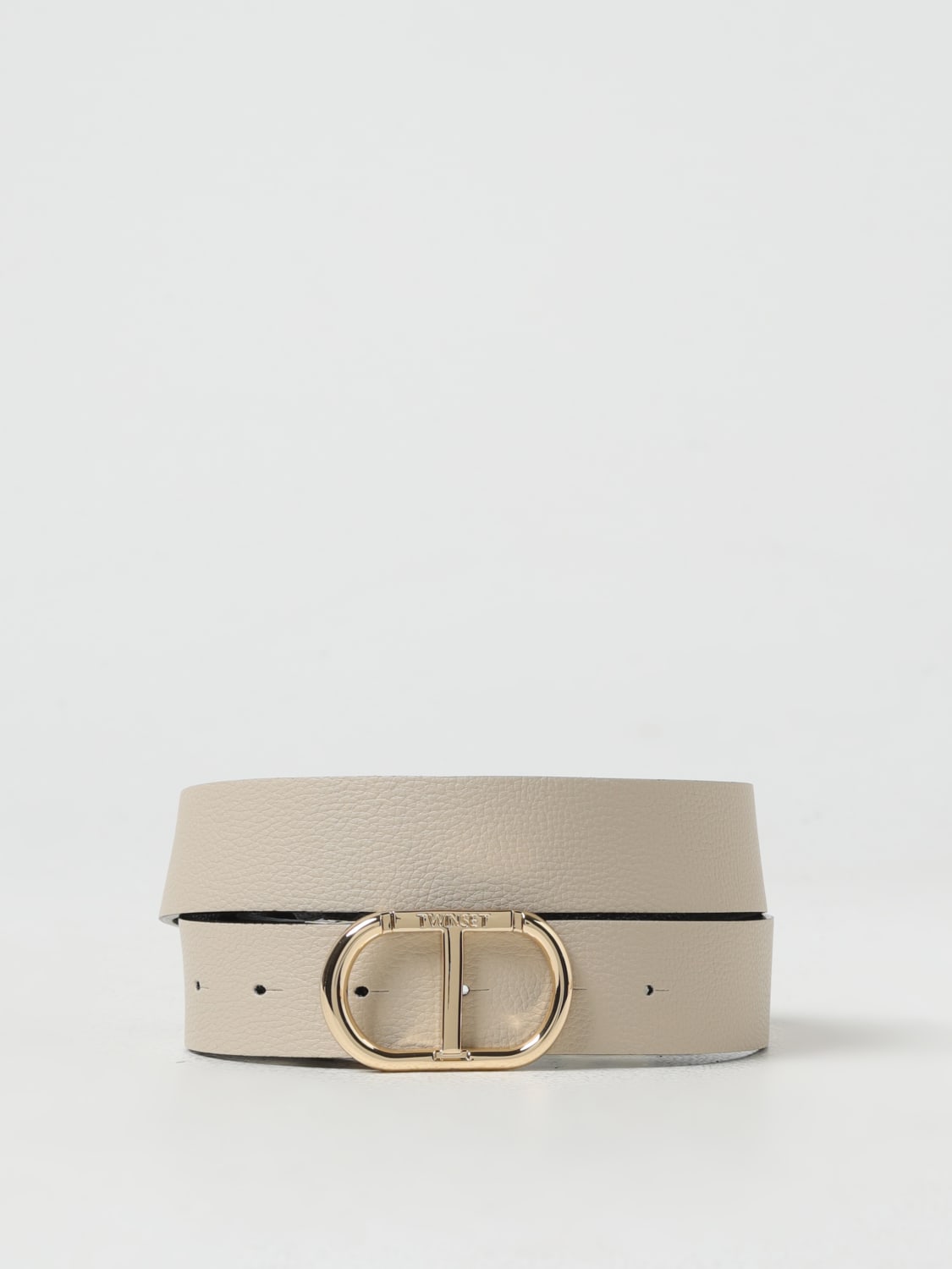 Giglio Cintura In Pelle Sintetica Twinset Oval T