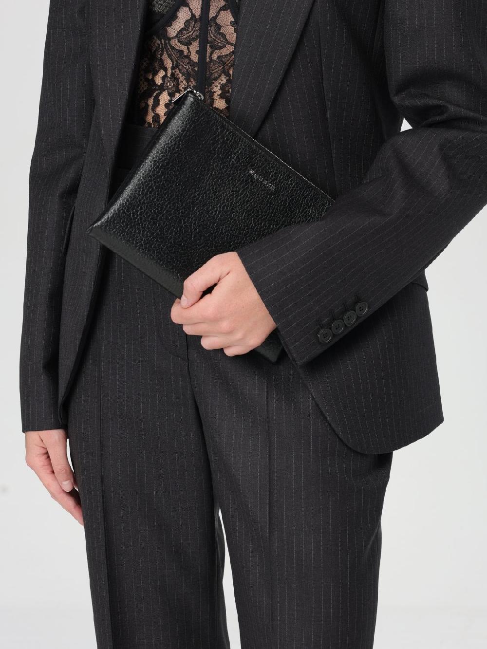 Giglio Clutch Alexander McQueen In Pelle A Grana