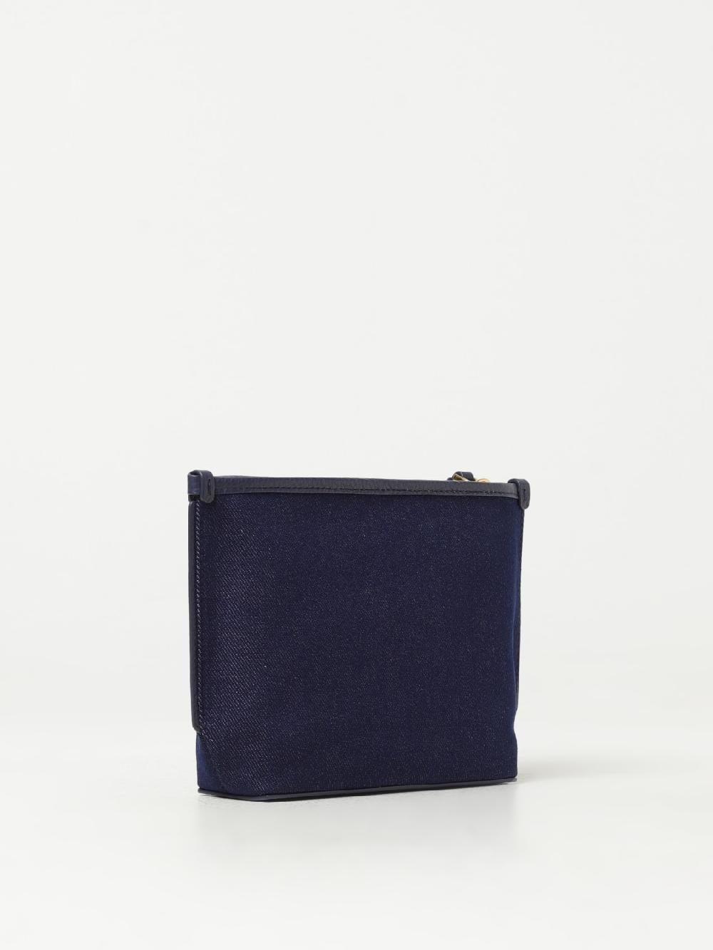 Giglio Clutch Bally In Denim E Pelle
