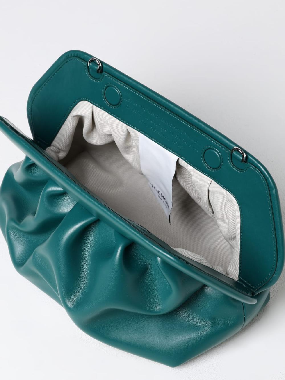 Giglio Clutch Bios Themoirè In Pelle Vegana