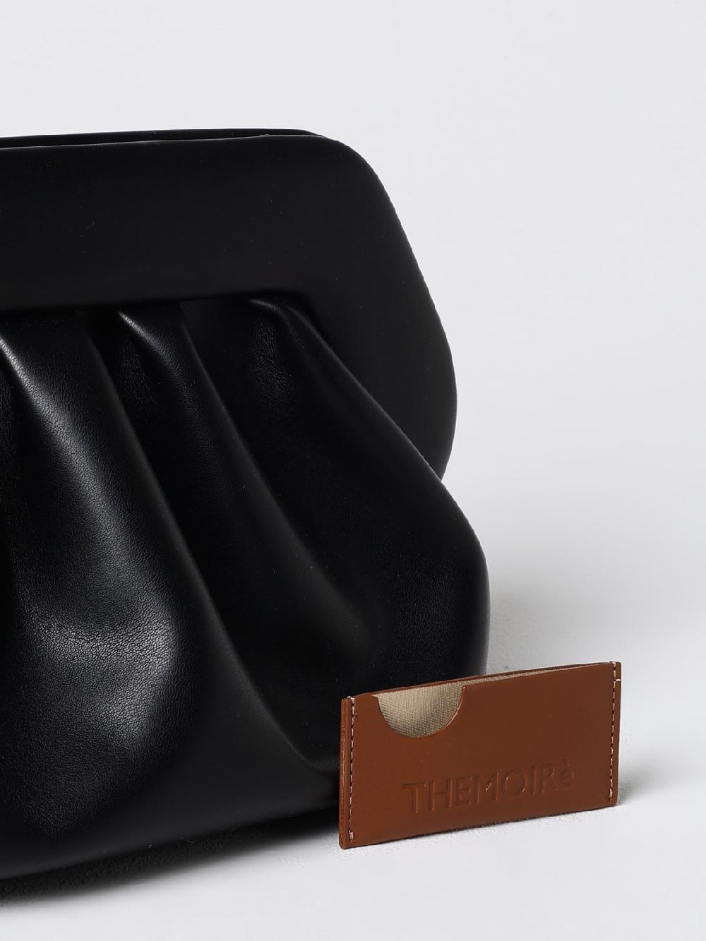 Giglio Clutch Bios Themoirè In Pelle Vegana