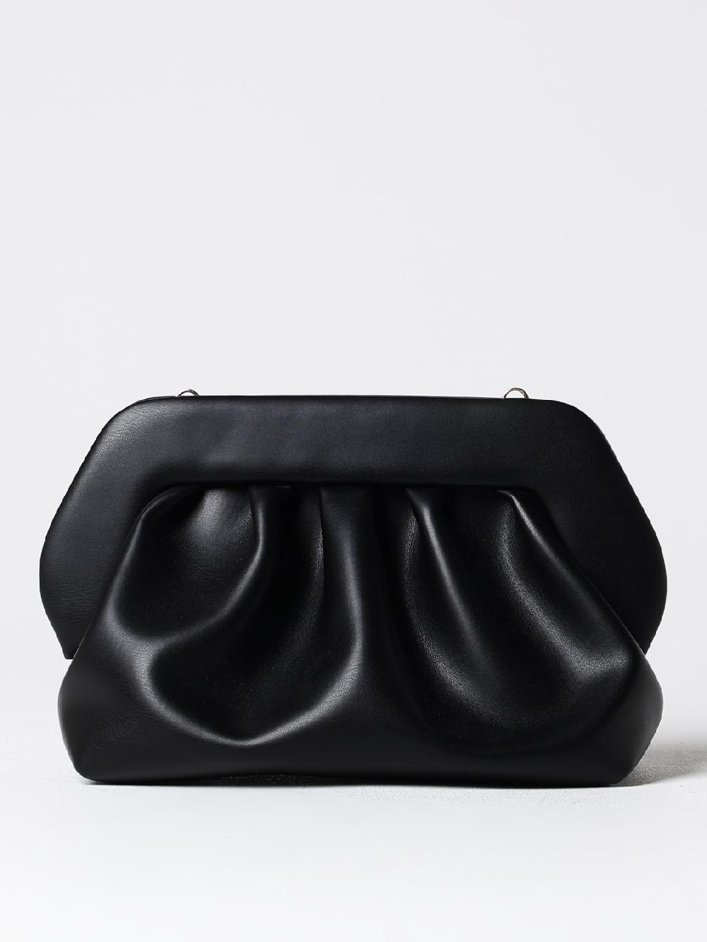 Giglio Clutch Bios Themoirè in pelle vegana