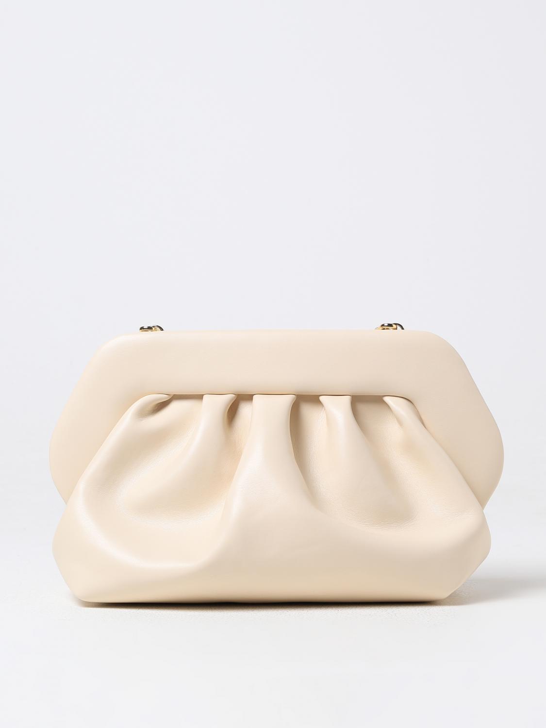 Giglio Clutch Bios Themoirè in pelle vegana