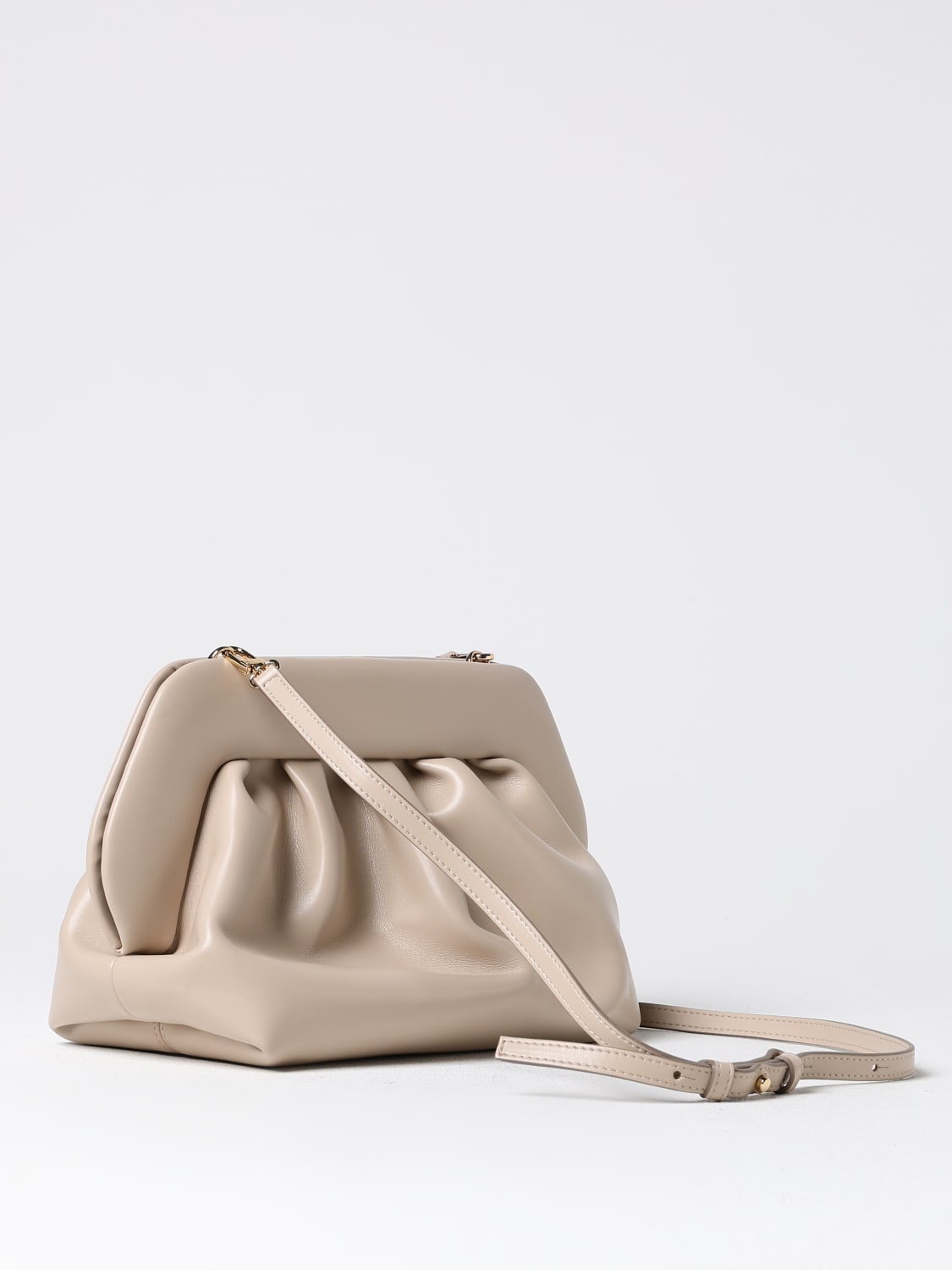 Giglio Clutch Bios Themoirè In Pelle Vegana